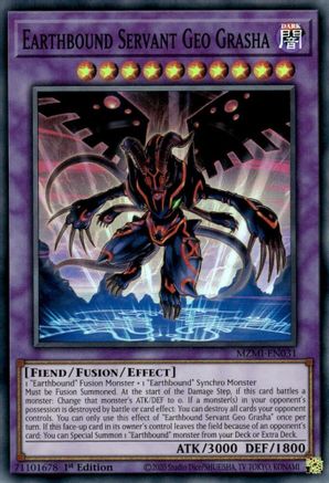 Earthbound Servant Geo Grasha [MZMI-EN031] Super Rare - Yu-Gi-Oh! - Card Brawlers | Quebec | Canada |