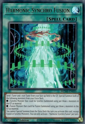Harmonic Synchro Fusion [MZMI-EN035] Ultra Rare - Yu-Gi-Oh! - Card Brawlers | Quebec | Canada |
