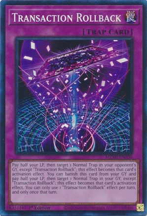 Transaction Rollback (CR) [MZMI-EN038] Collector's Rare - Yu-Gi-Oh! - Card Brawlers | Quebec | Canada |