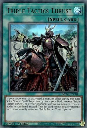 Triple Tactics Thrust [MZMI-EN084] Ultra Rare - Yu-Gi-Oh! - Card Brawlers | Quebec | Canada |
