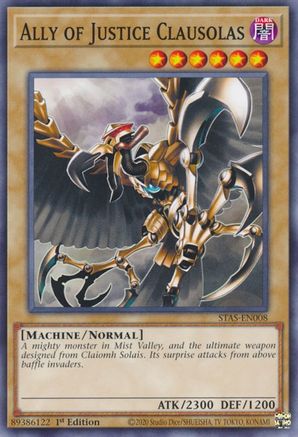 Ally of Justice Clausolas [STAS-EN008] Common - Yu-Gi-Oh! - Card Brawlers | Quebec | Canada |