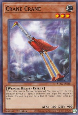 Crane Crane [STAX-EN018] Common - Yu-Gi-Oh! - Card Brawlers | Quebec | Canada |