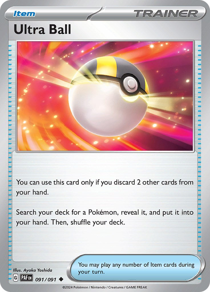 Ultra Ball (091/091) [Scarlet & Violet: Paldean Fates] - Pokémon - Card Brawlers | Quebec | Canada |