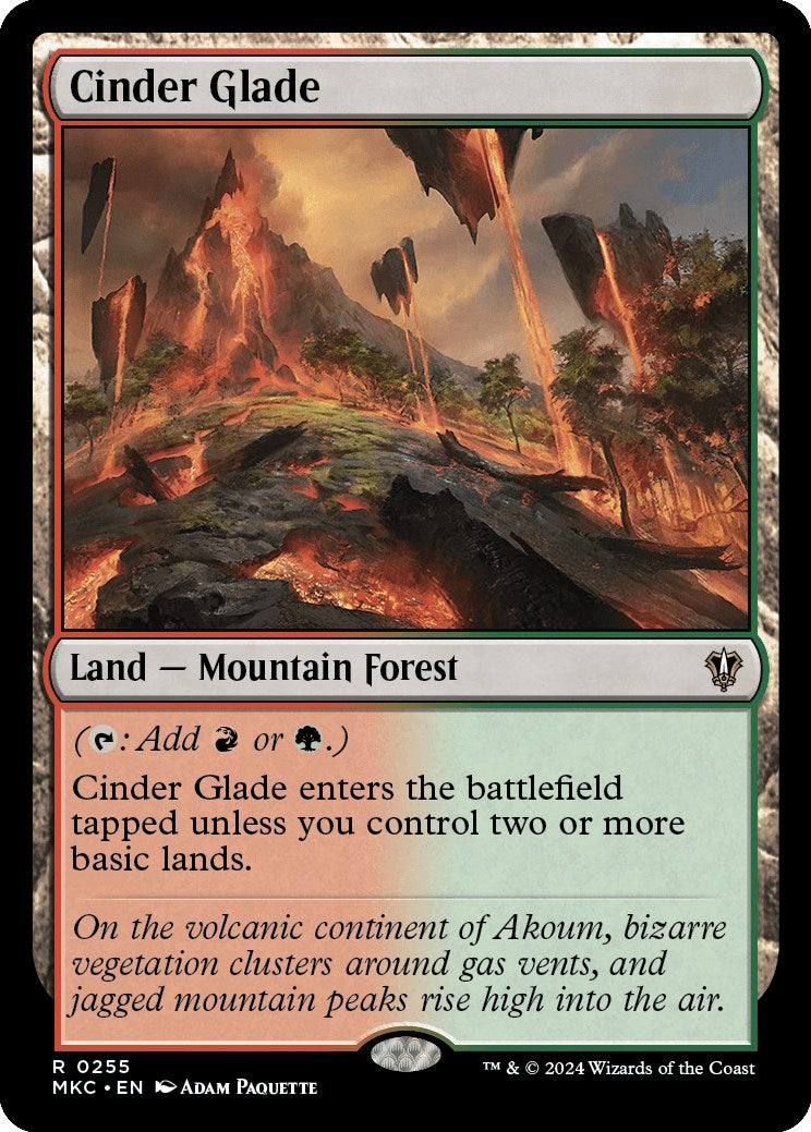 Cinder Glade [Murders at Karlov Manor Commander] - Magic: The Gathering - Card Brawlers | Quebec | Canada |