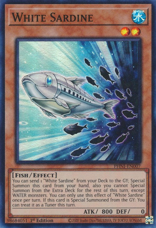 White Sardine [PHNI-EN007] Super Rare - Yu-Gi-Oh! - Card Brawlers | Quebec | Canada |