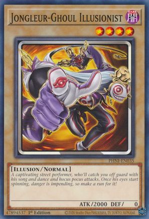 Jongleur-Ghoul Illusionist [PHNI-EN035] Common - Yu-Gi-Oh! - Card Brawlers | Quebec | Canada |