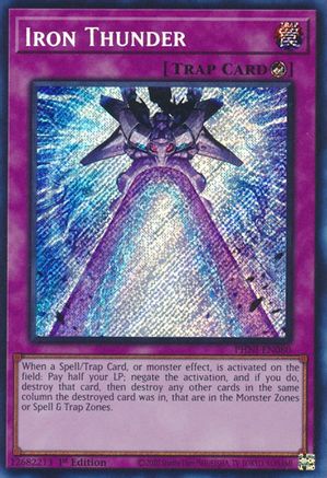 Iron Thunder [PHNI-EN080] Secret Rare - Yu-Gi-Oh! - Card Brawlers | Quebec | Canada |