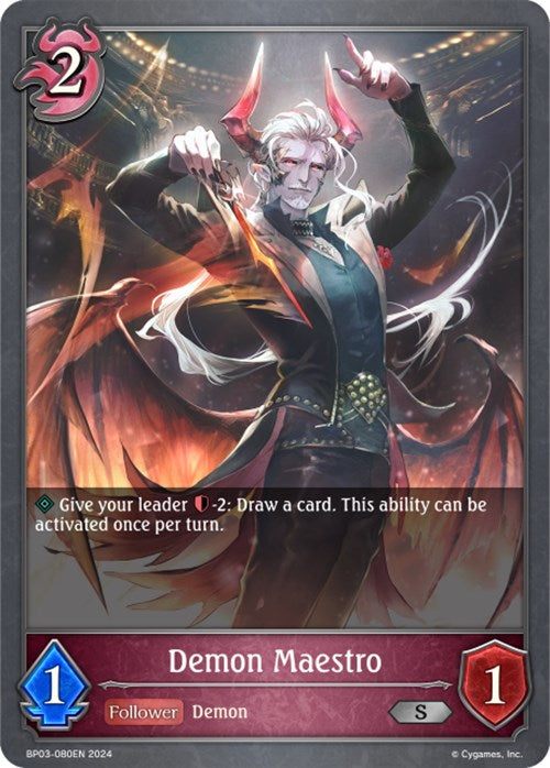 Demon Maestro (BP03-080EN) [Flame of Laevateinn] - Bushiroad - Card Brawlers | Quebec | Canada |