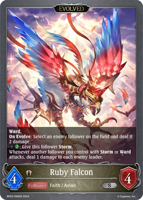 Ruby Falcon (BP03-099EN) [Flame of Laevateinn] - Bushiroad - Card Brawlers | Quebec | Canada |