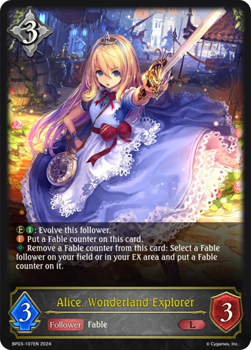 Alice, Wonderland Explorer (BP03-107EN) [Flame of Laevateinn] - Bushiroad - Card Brawlers | Quebec | Canada |