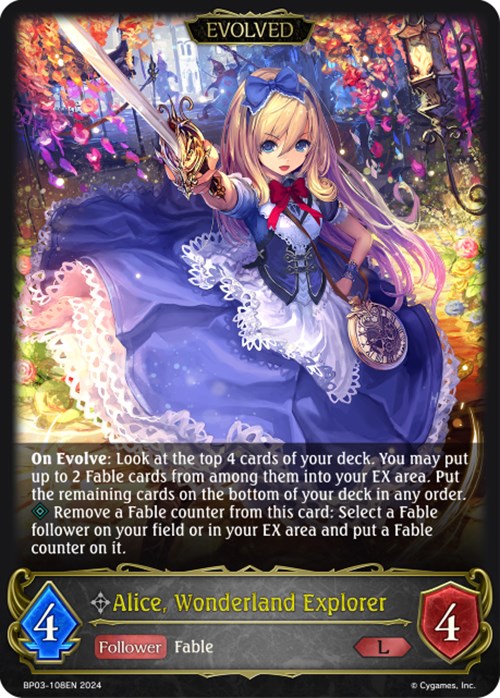 Alice, Wonderland Explorer (BP03-108EN) [Flame of Laevateinn] - Bushiroad - Card Brawlers | Quebec | Canada |