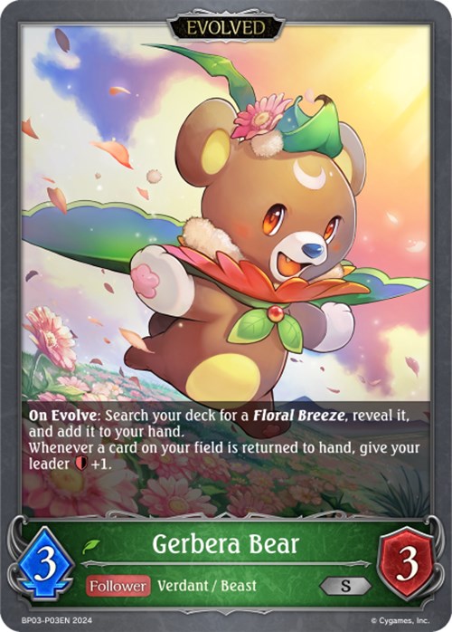Gerbera Bear (BP03-P03EN) [Flame of Laevateinn] - Bushiroad - Card Brawlers | Quebec | Canada |