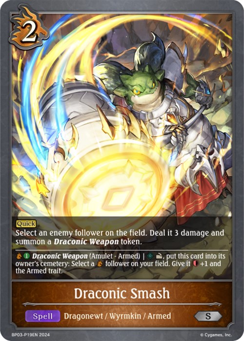 Draconic Smash (BP03-P19EN) [Flame of Laevateinn] - Bushiroad - Card Brawlers | Quebec | Canada |
