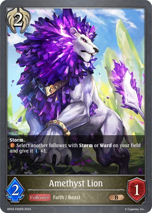 Amethyst Lion (BP03-P30EN) [Flame of Laevateinn] - Bushiroad - Card Brawlers | Quebec | Canada |