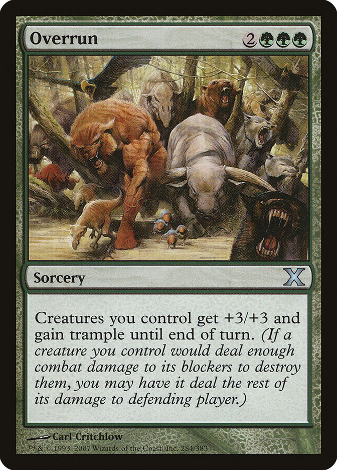 Overrun [Tenth Edition] - Magic: The Gathering - Card Brawlers | Quebec | Canada |