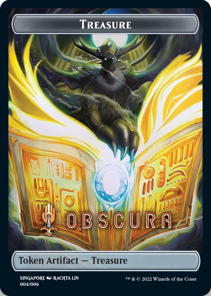 Treasure Token (Obscura) (Southeast Asia Artists) [Streets of New Capenna Tokens] - Magic: The Gathering - Card Brawlers | Quebec | Canada |