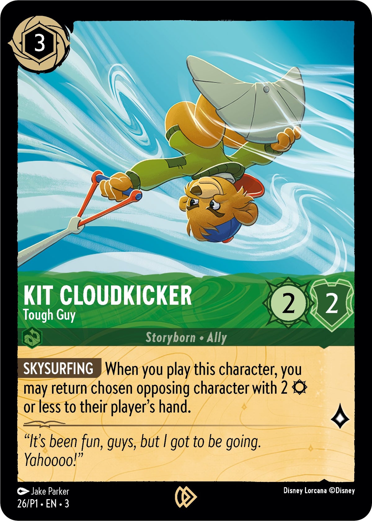 Kit Cloudkicker - Tough Guy (26) [Promo Cards] - Disney - Card Brawlers | Quebec | Canada |