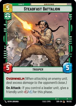 Steadfast Battalion (116/252) [Spark of Rebellion] - Fantasy Flight Games - Card Brawlers | Quebec | Canada |