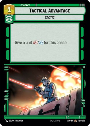 Tactical Advantage (124/252) [Spark of Rebellion] - Fantasy Flight Games - Card Brawlers | Quebec | Canada |