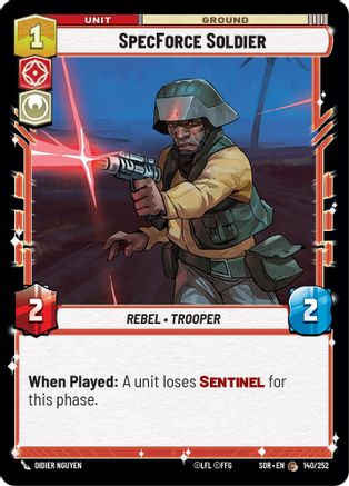 SpecForce Soldier (140/252) [Spark of Rebellion] - Fantasy Flight Games - Card Brawlers | Quebec | Canada |