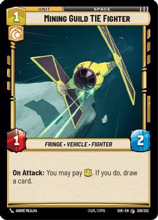 Mining Guild TIE Fighter (206/252) [Spark of Rebellion] - Fantasy Flight Games - Card Brawlers | Quebec | Canada |