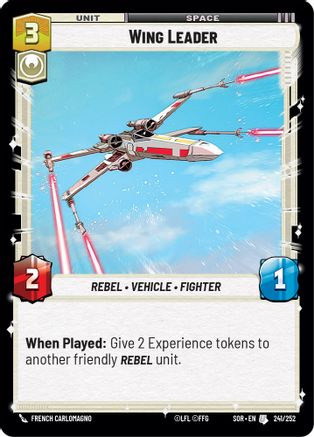 Wing Leader (241/252) [Spark of Rebellion] - Fantasy Flight Games - Card Brawlers | Quebec | Canada |