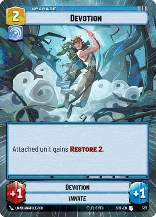 Devotion (Hyperspace) (335) [Spark of Rebellion] - Fantasy Flight Games - Card Brawlers | Quebec | Canada |