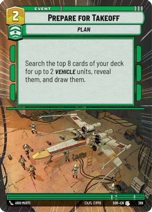 Prepare for Takeoff (Hyperspace) (389) [Spark of Rebellion] - Fantasy Flight Games - Card Brawlers | Quebec | Canada |