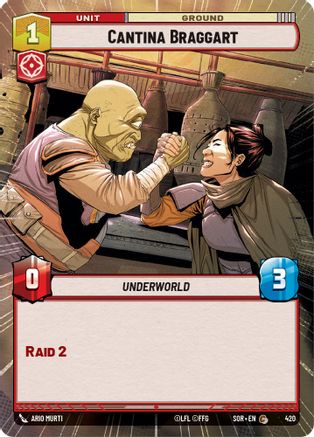 Cantina Braggart (Hyperspace) (420) [Spark of Rebellion] - Fantasy Flight Games - Card Brawlers | Quebec | Canada |