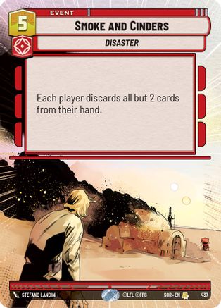 Smoke and Cinders (Hyperspace) (437) [Spark of Rebellion] - Fantasy Flight Games - Card Brawlers | Quebec | Canada |