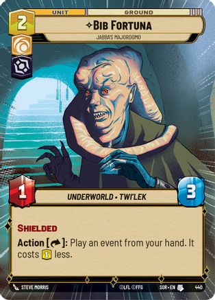 Bib Fortuna - Jabba's Majordomo (Hyperspace) (440) [Spark of Rebellion] - Fantasy Flight Games - Card Brawlers | Quebec | Canada |
