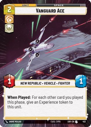 Vanguard Ace (Hyperspace) (453) [Spark of Rebellion] - Fantasy Flight Games - Card Brawlers | Quebec | Canada |