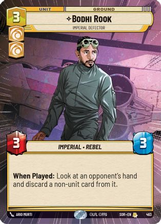 Bodhi Rook - Imperial Defector (Hyperspace) (463) [Spark of Rebellion] - Fantasy Flight Games - Card Brawlers | Quebec | Canada |
