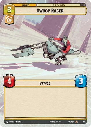 Swoop Racer (Hyperspace) (472) [Spark of Rebellion] - Fantasy Flight Games - Card Brawlers | Quebec | Canada |