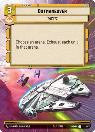 Outmaneuver (Hyperspace) (483) [Spark of Rebellion] - Fantasy Flight Games - Card Brawlers | Quebec | Canada |