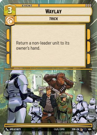 Waylay (Hyperspace) (484) [Spark of Rebellion] - Fantasy Flight Games - Card Brawlers | Quebec | Canada |