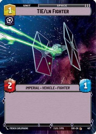 TIE/ln Fighter (Hyperspace) (487) [Spark of Rebellion] - Fantasy Flight Games - Card Brawlers | Quebec | Canada |