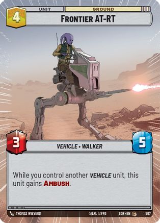 Frontier AT-RT (Hyperspace) (507) [Spark of Rebellion] - Fantasy Flight Games - Card Brawlers | Quebec | Canada |