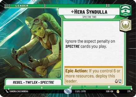 Hera Syndulla - Spectre Two (Hyperspace) (275) [Spark of Rebellion] - Fantasy Flight Games - Card Brawlers | Quebec | Canada |