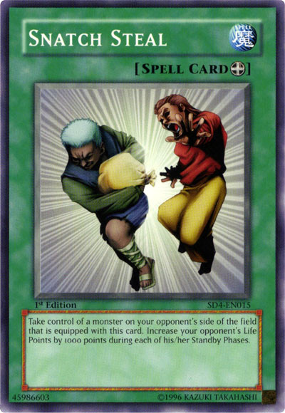 Snatch Steal [SD4-EN015] Common - Yu-Gi-Oh! - Card Brawlers | Quebec | Canada |
