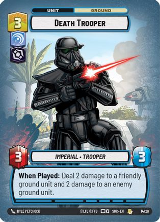Death Trooper (14/20) [Spark of Rebellion: Weekly Play] - Fantasy Flight Games - Card Brawlers | Quebec | Canada |