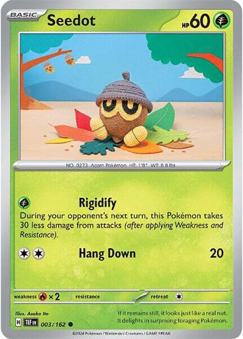 Seedot (003/162) [Scarlet & Violet: Temporal Forces] - Pokémon - Card Brawlers | Quebec | Canada |
