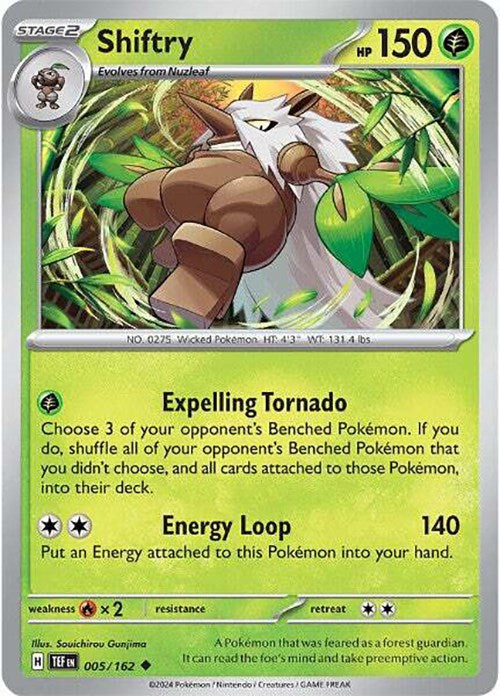 Shiftry (005/162) [Scarlet & Violet: Temporal Forces] - Pokémon - Card Brawlers | Quebec | Canada |