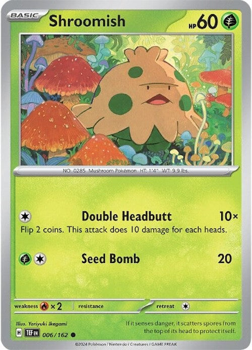 Shroomish (006/162) [Scarlet & Violet: Temporal Forces] - Pokémon - Card Brawlers | Quebec | Canada |