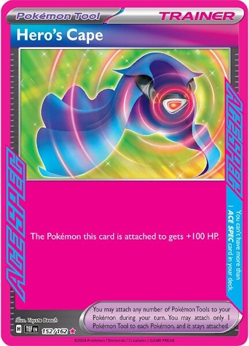 Hero's Cape (152/162) [Scarlet & Violet: Temporal Forces] - Pokémon - Card Brawlers | Quebec | Canada |