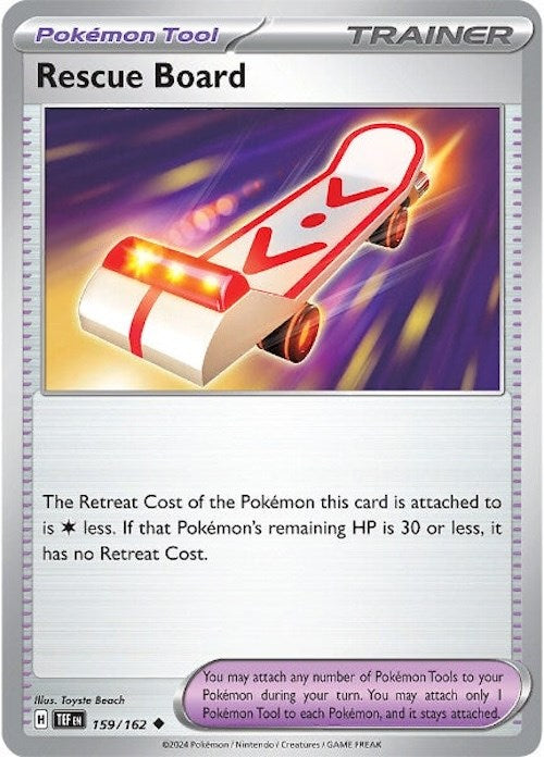 Rescue Board (159/162) [Scarlet & Violet: Temporal Forces] - Pokémon - Card Brawlers | Quebec | Canada |