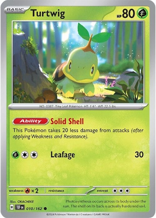 Turtwig (010/162) [Scarlet & Violet: Temporal Forces] - Pokémon - Card Brawlers | Quebec | Canada |