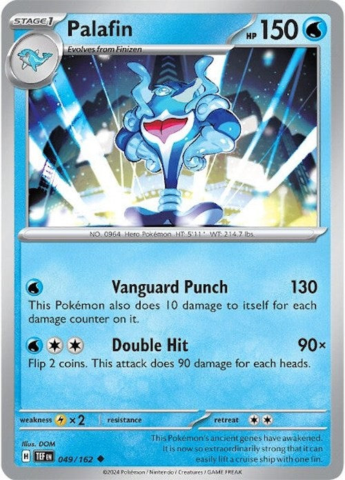 Palafin (049/162) [Scarlet & Violet: Temporal Forces] - Pokémon - Card Brawlers | Quebec | Canada |