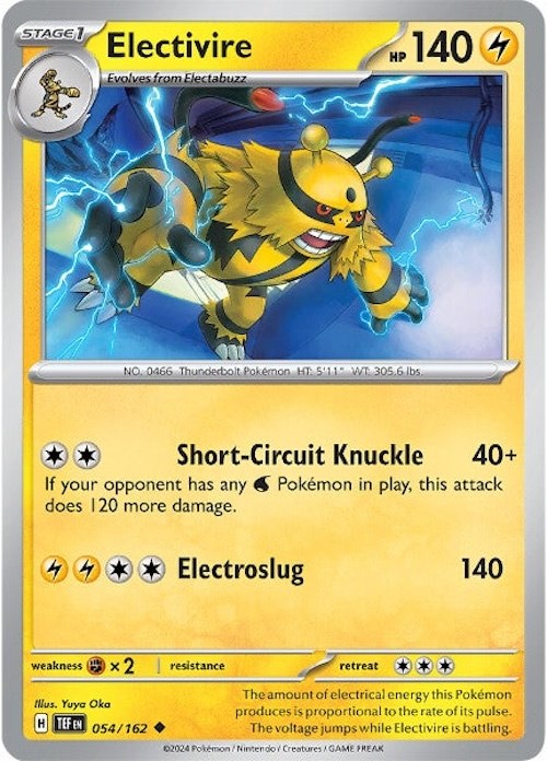 Electivire (054/162) [Scarlet & Violet: Temporal Forces] - Pokémon - Card Brawlers | Quebec | Canada |