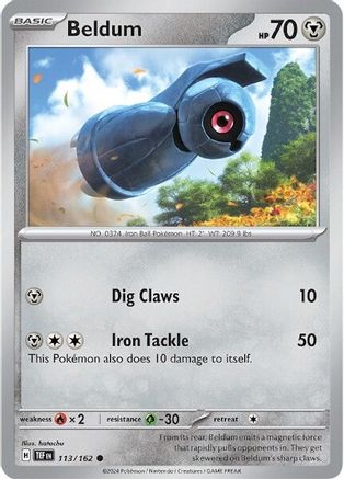 Beldum (113/162) [Scarlet & Violet: Temporal Forces] - Pokémon - Card Brawlers | Quebec | Canada |